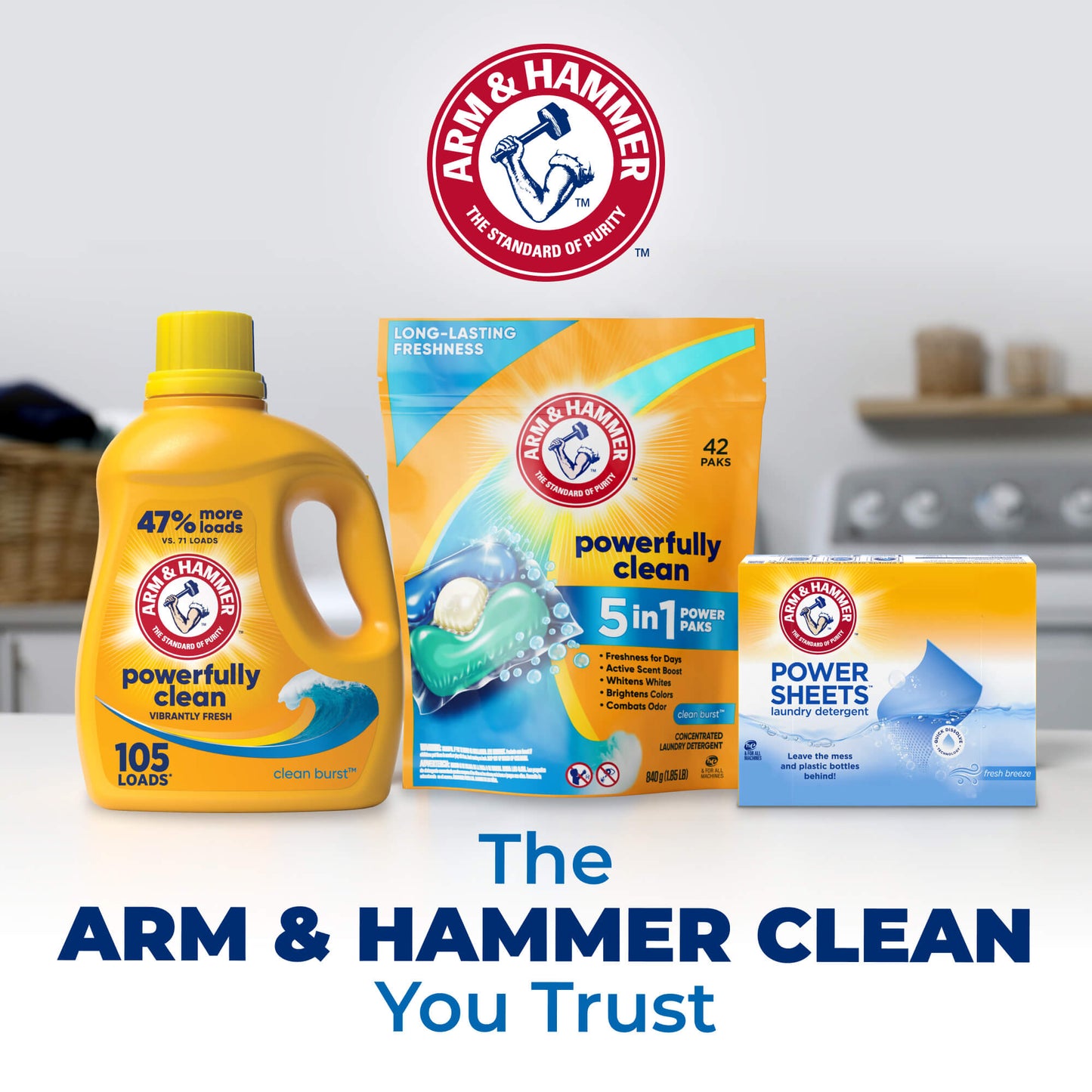 POWER SHEETS™ Laundry Detergent Fresh Breeze